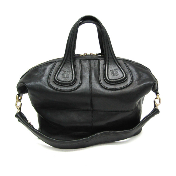 Givenchy Nightingale Women's Leather Handbag,Shoulder Bag Black - Picture 1 of 10